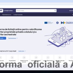Platforma digitala eLicitațiiANAF